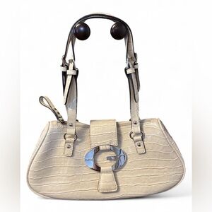 vintage Guess satchel-style handbag from the early 2000s.